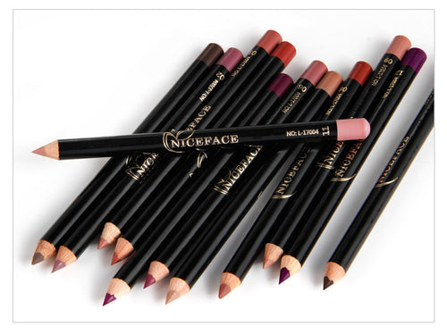 12 Colors Lip Pencils Matte
